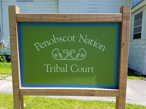 Tribal Court sign